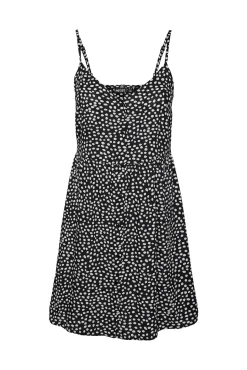 Pieces Vestido Midi De Tirantes. Negro Online