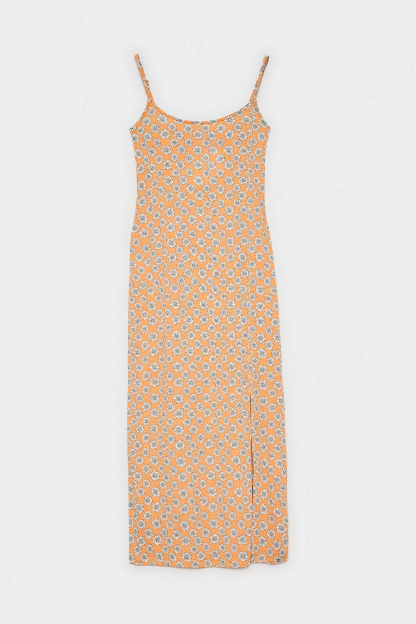 Inside Vestido Midi De Tirantes Estam Naranja Outlet