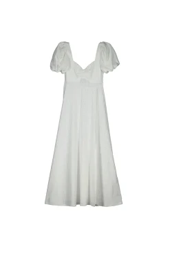 * Vestido Midi Espalda Fantasia Blanco Best