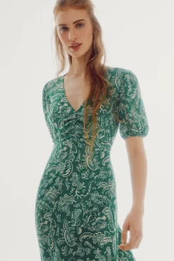Slowlove Vestido Midi Estampado Multicolor Discount