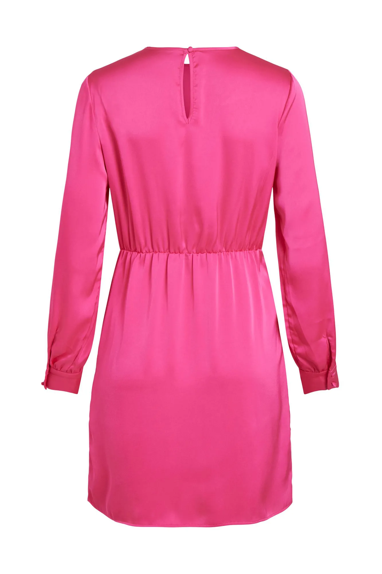 Vila Vestido Mini De Manga Larga. Rosa New