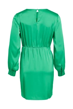 Vila Vestido Mini De Manga Larga. Verde Sale