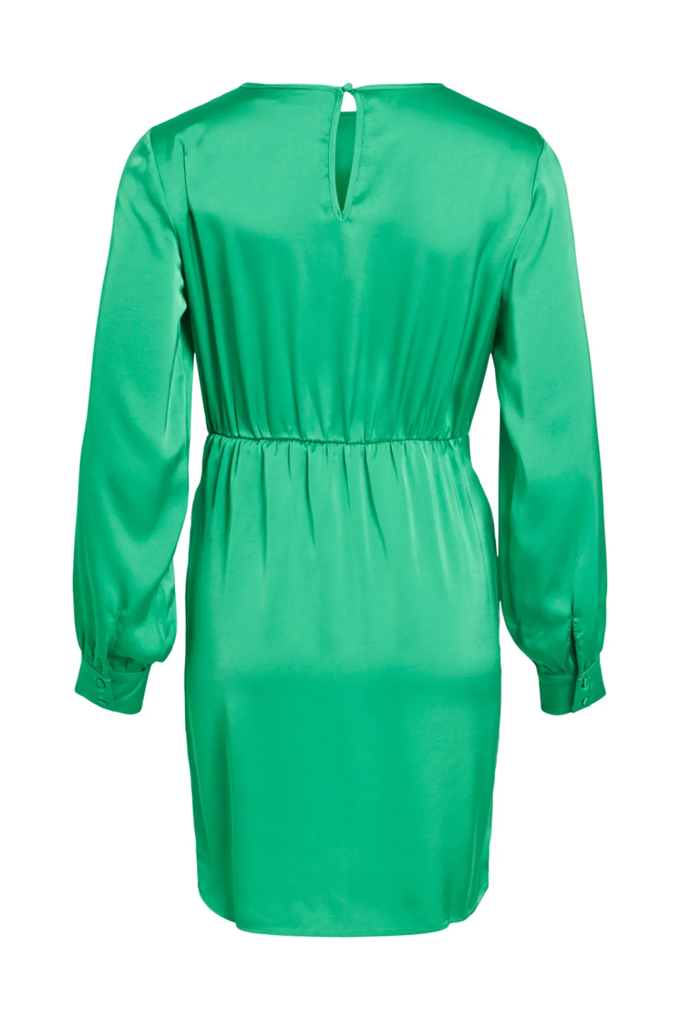 Vila Vestido Mini De Manga Larga. Verde Sale