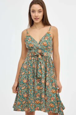 Inside Vestido Mini Tirantes Print Multicolor New