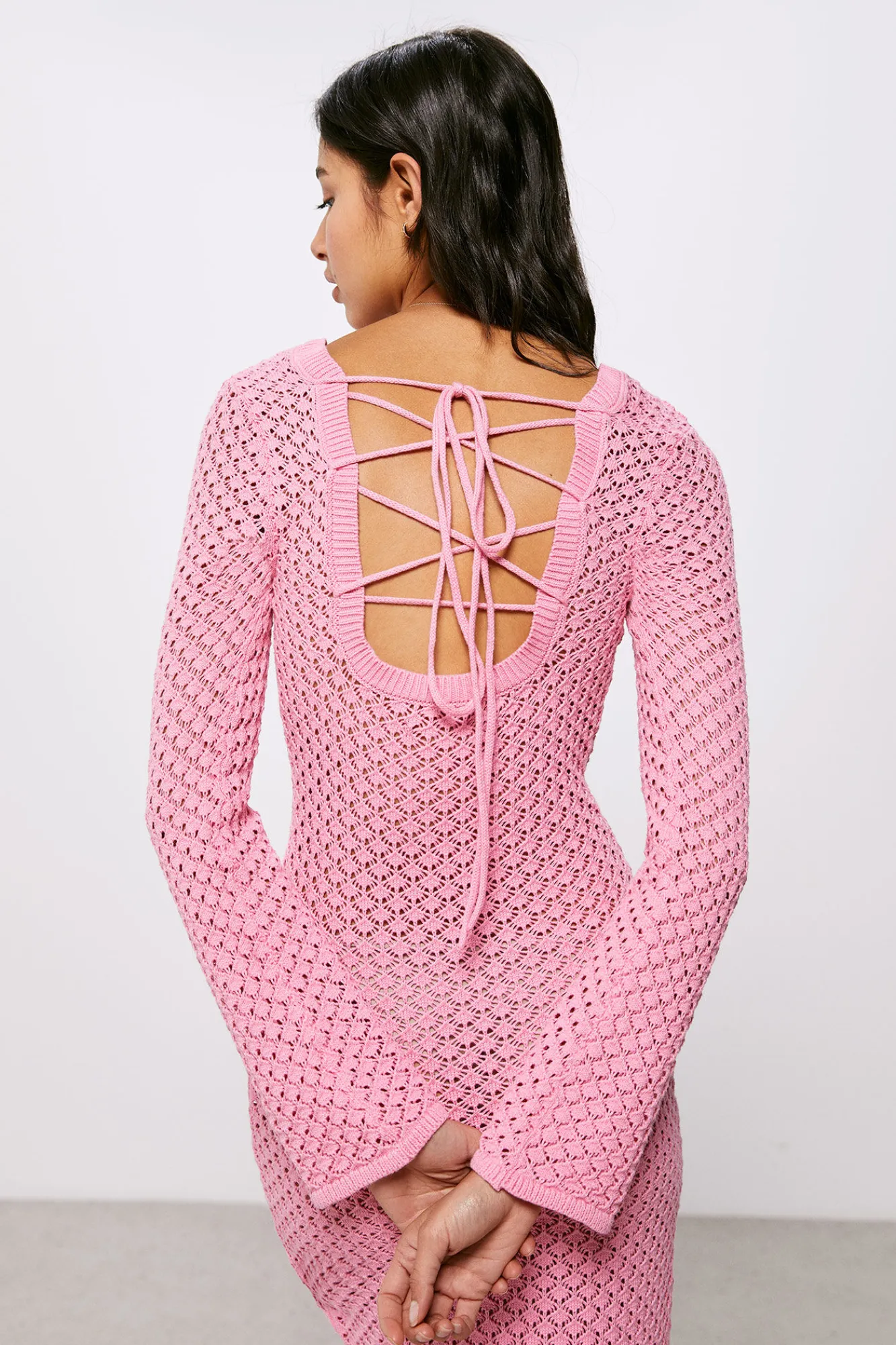 High Spirits Vestido Pita Rosa Online