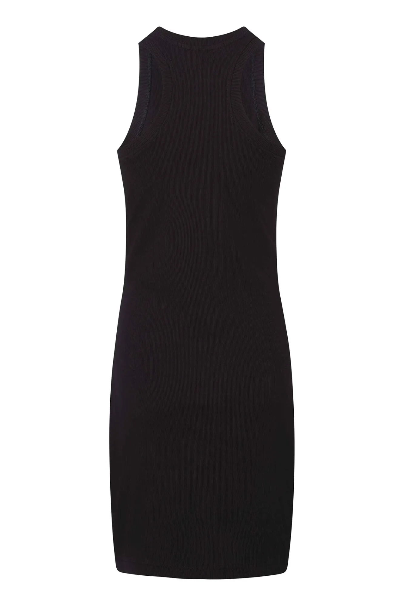 Calvin Klein Vestido Punto Milano Negro Hot