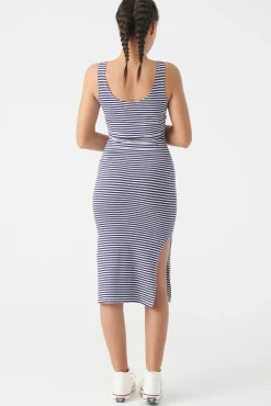 Inside Vestido Rayas Tejidas Navy Best