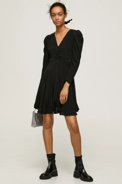 Pepe Jeans Vestido Skater Leonor Negro