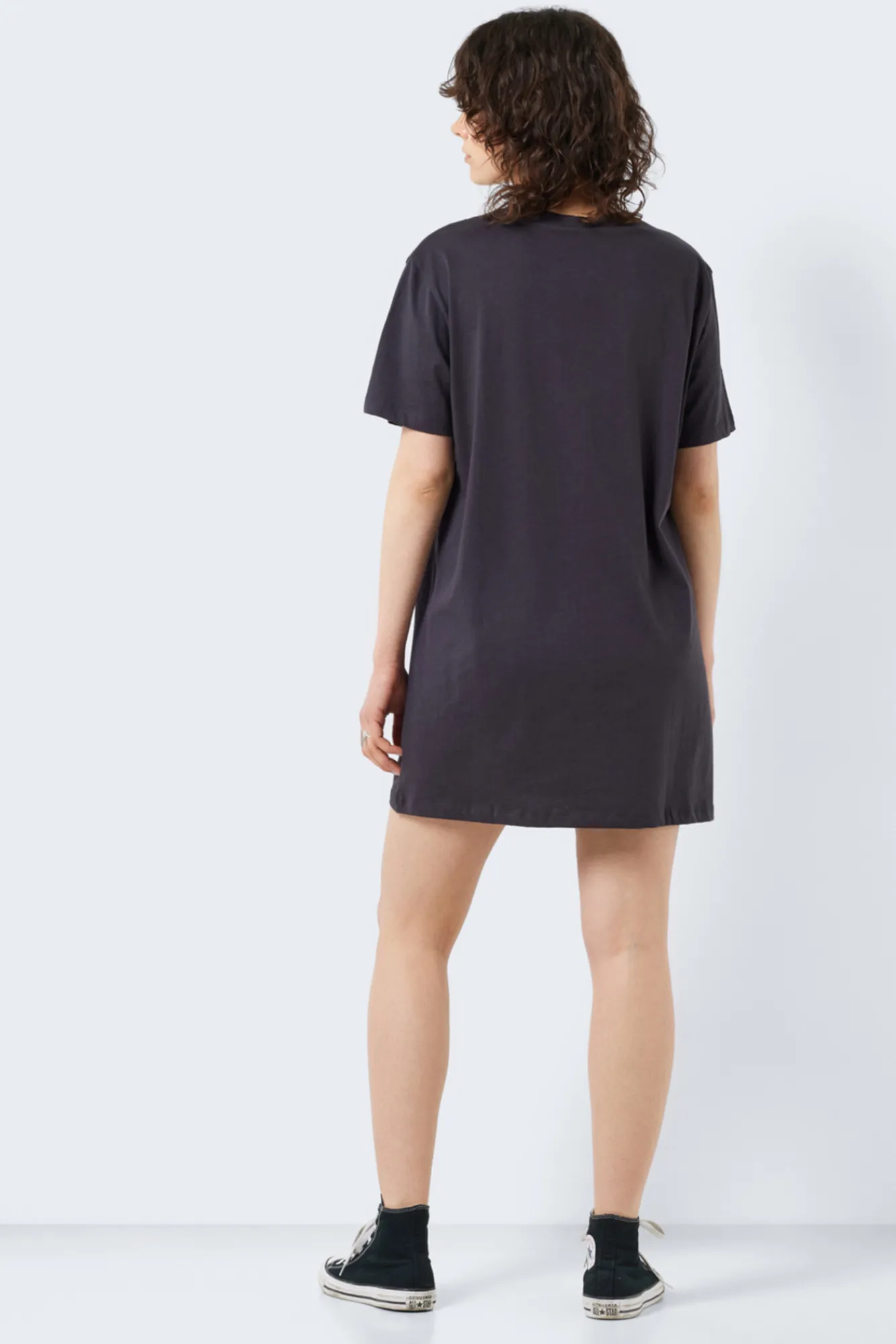 Noisy May Vestido Tipo Camiseta Gris Medio Online