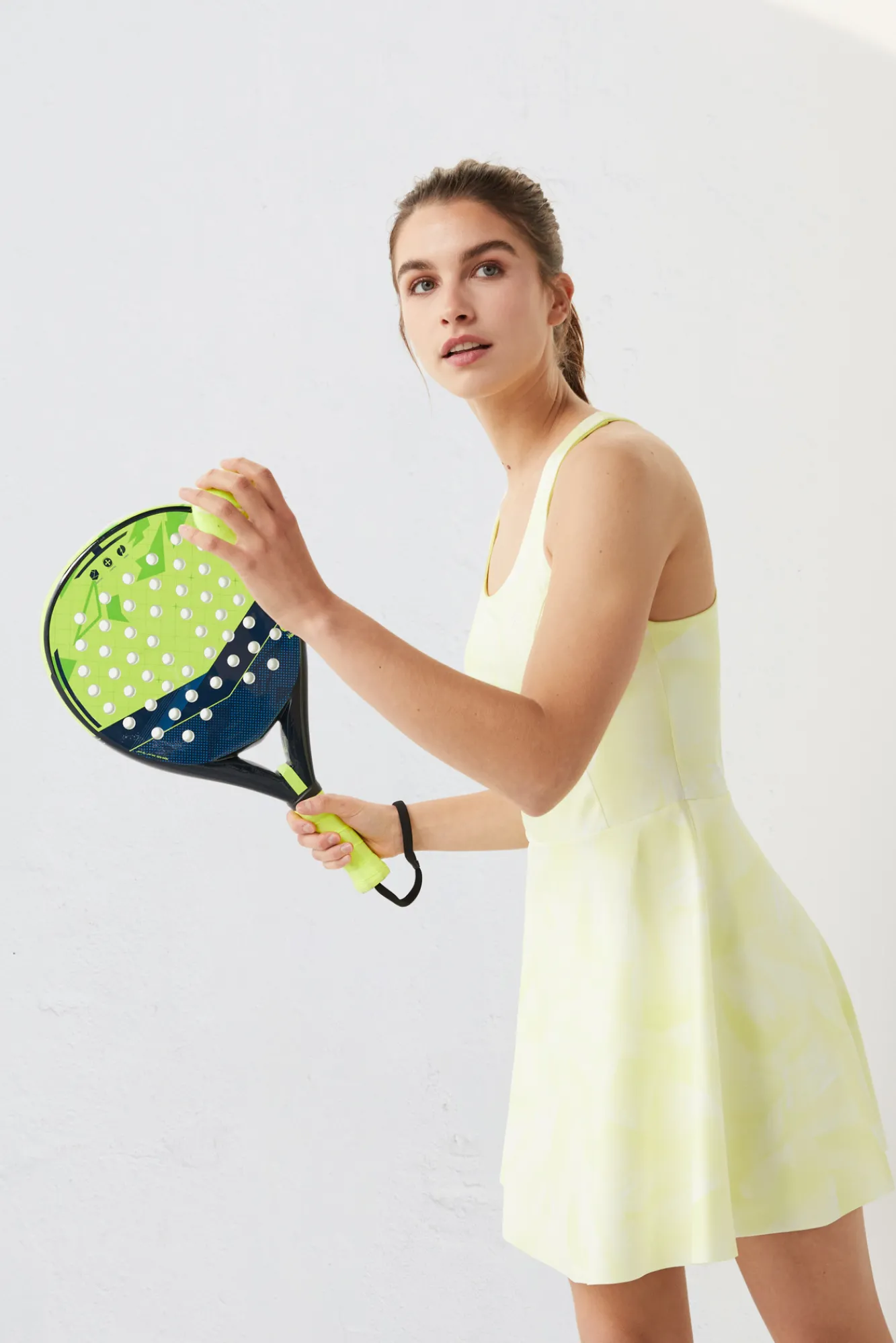 Dash and Stars Vestido Tirantes Malla Interior Estampado Hot