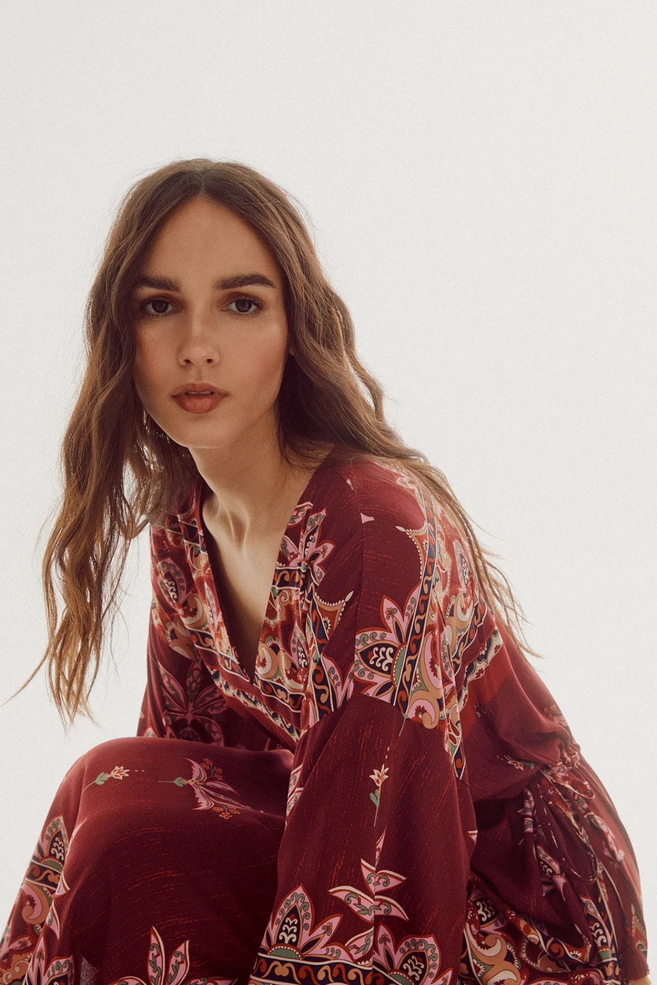 Slowlove Vestido Tunica Estampado Multicolor Discount