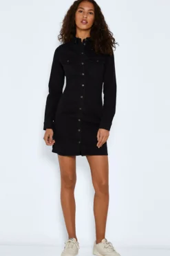 Noisy May Vestido Vaquero Corto Negro Sale