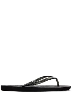 Roxy Viva Sparkle - Sandalias Para Mujer Negro Sale
