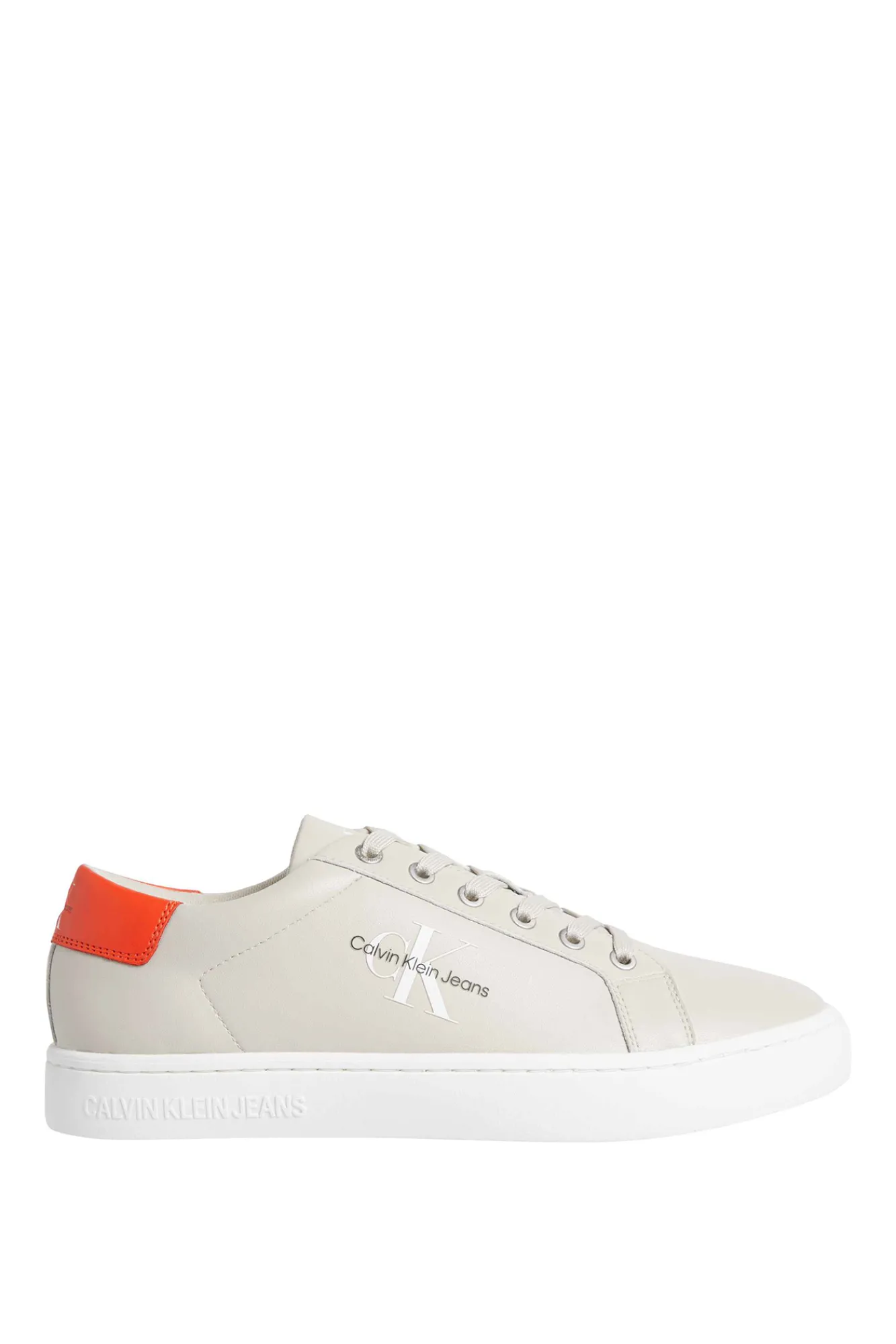 Calvin Klein Zapatilla De Hombre Con Logo Ck Jeans Marron
