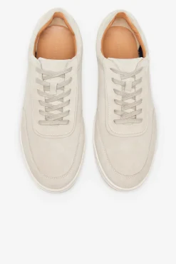 Cortefiel Zapatilla Tipo Basket Piel Beige Hot