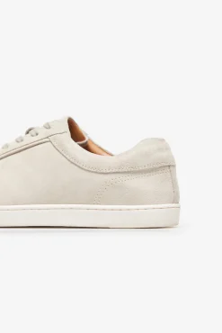Cortefiel Zapatilla Tipo Basket Piel Beige Hot