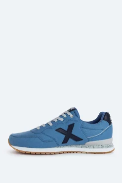Munich Zapatillas Dash Canvas Azul Medio Outlet