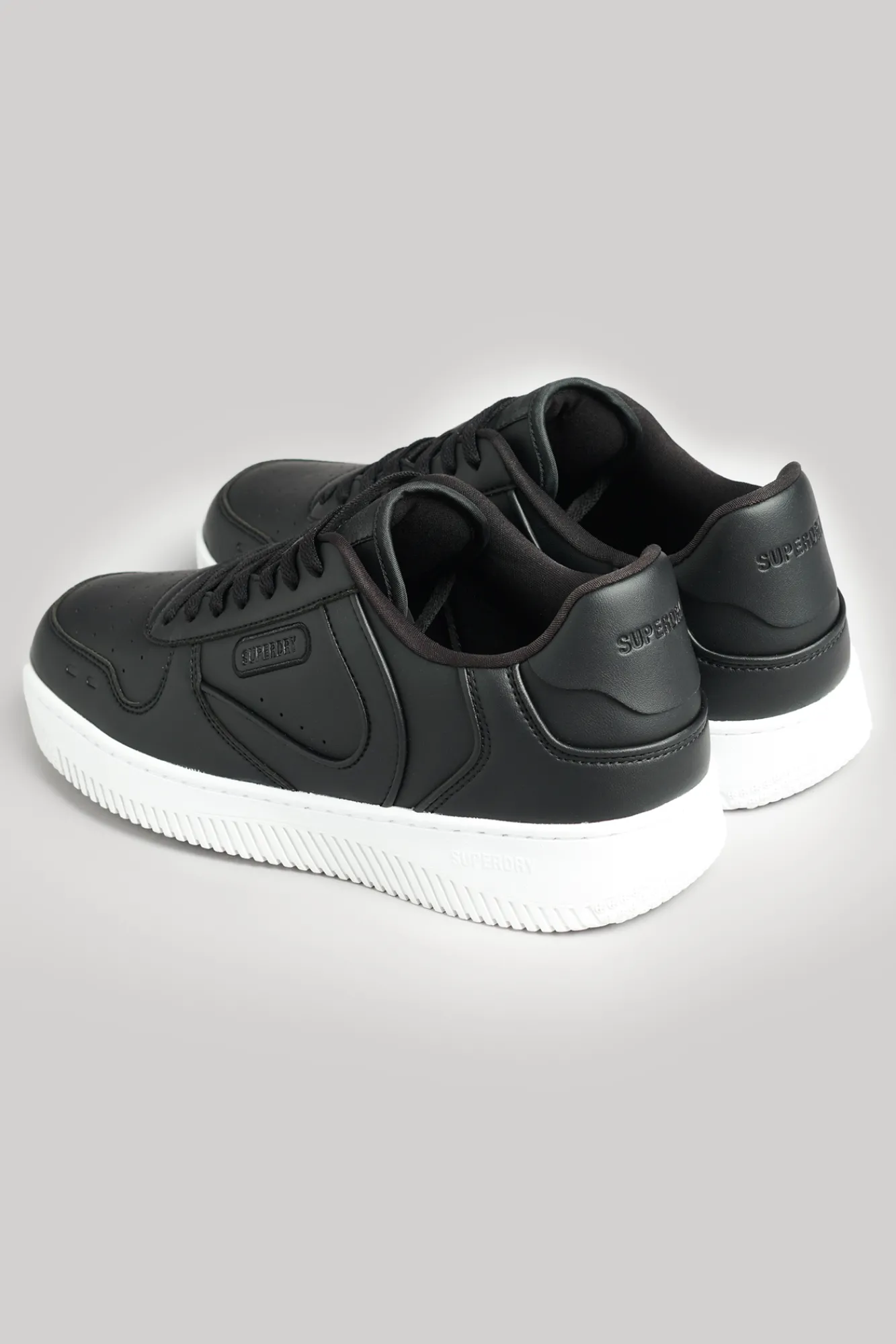 Superdry Zapatillas De Baloncesto Veganas De Suela Gruesa Negro Online