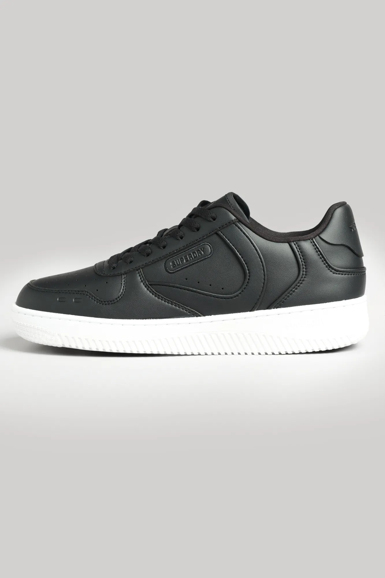 Superdry Zapatillas De Baloncesto Veganas De Suela Gruesa Negro Online