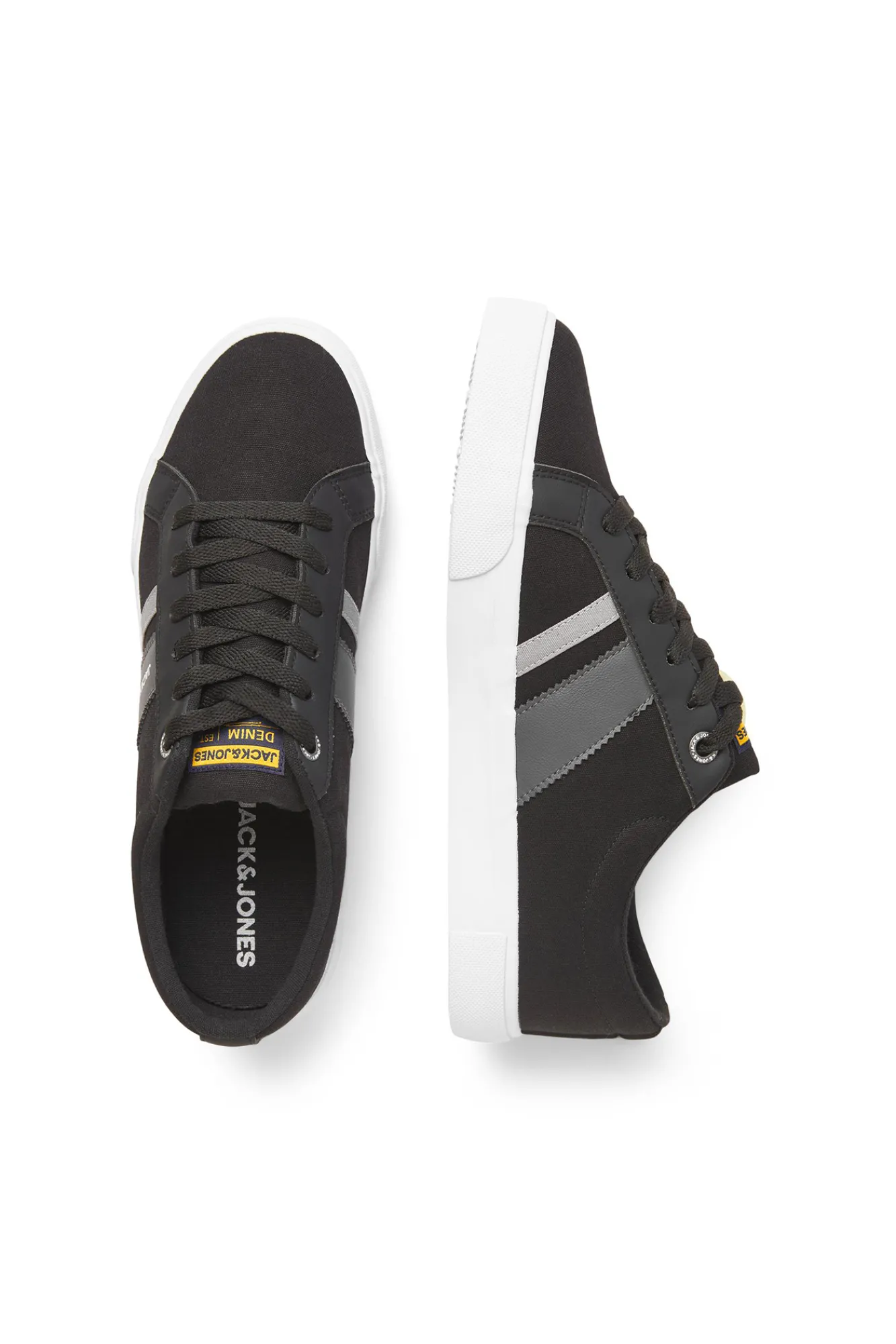 Jack & Jones Zapatillas Franjas Negro Hot