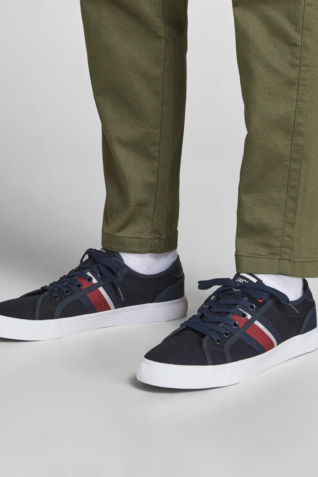 Jack & Jones Zapatillas Franjas Navy Clearance