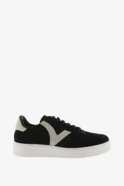 Victoria Zapatillas Retro Serraje Negro Online