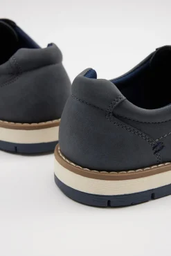 Inside Zapato Clasico Blucher Combina Azul Oscuro