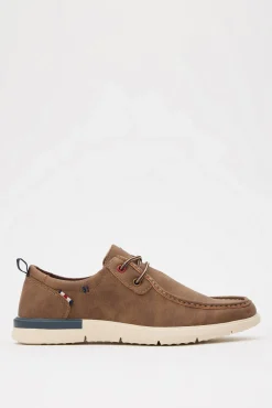 Inside Zapato Clasico Wallaby Cordon Marron Oscuro Hot