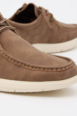 Inside Zapato Clasico Wallaby Cordon Marron Oscuro Hot