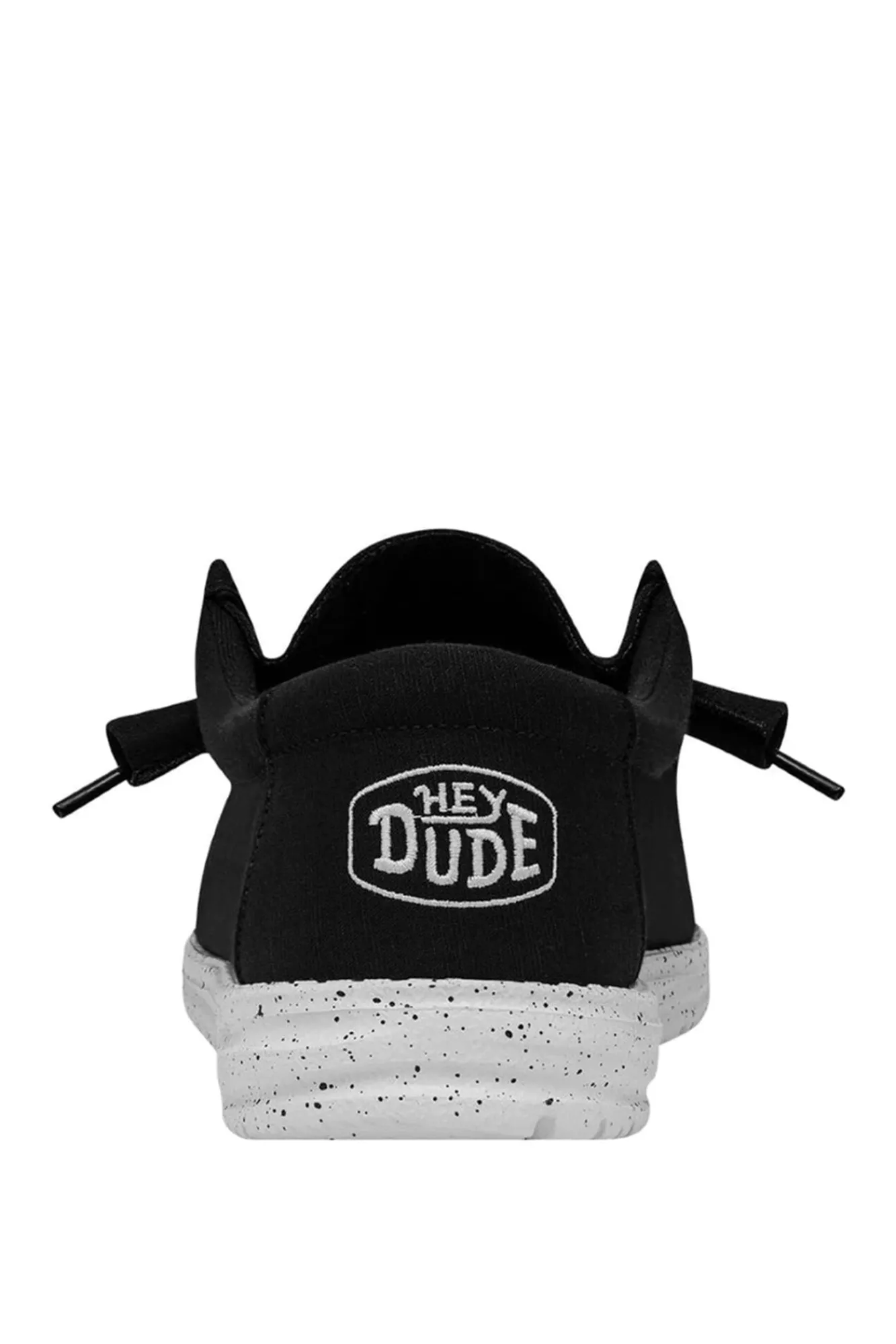 Dude Shoes Zapato Mocasin Wally Slub Negro Discount