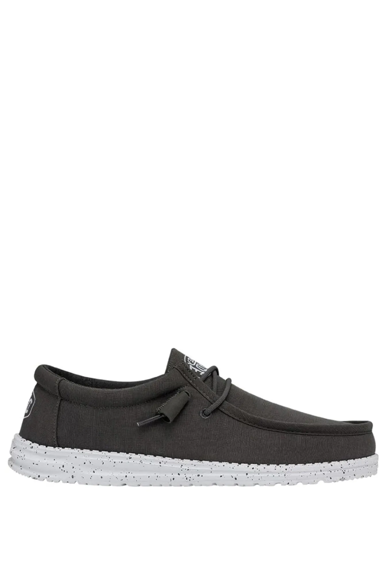 Dude Shoes Zapato Mocasin Wally Slub Gris Oscuro Online