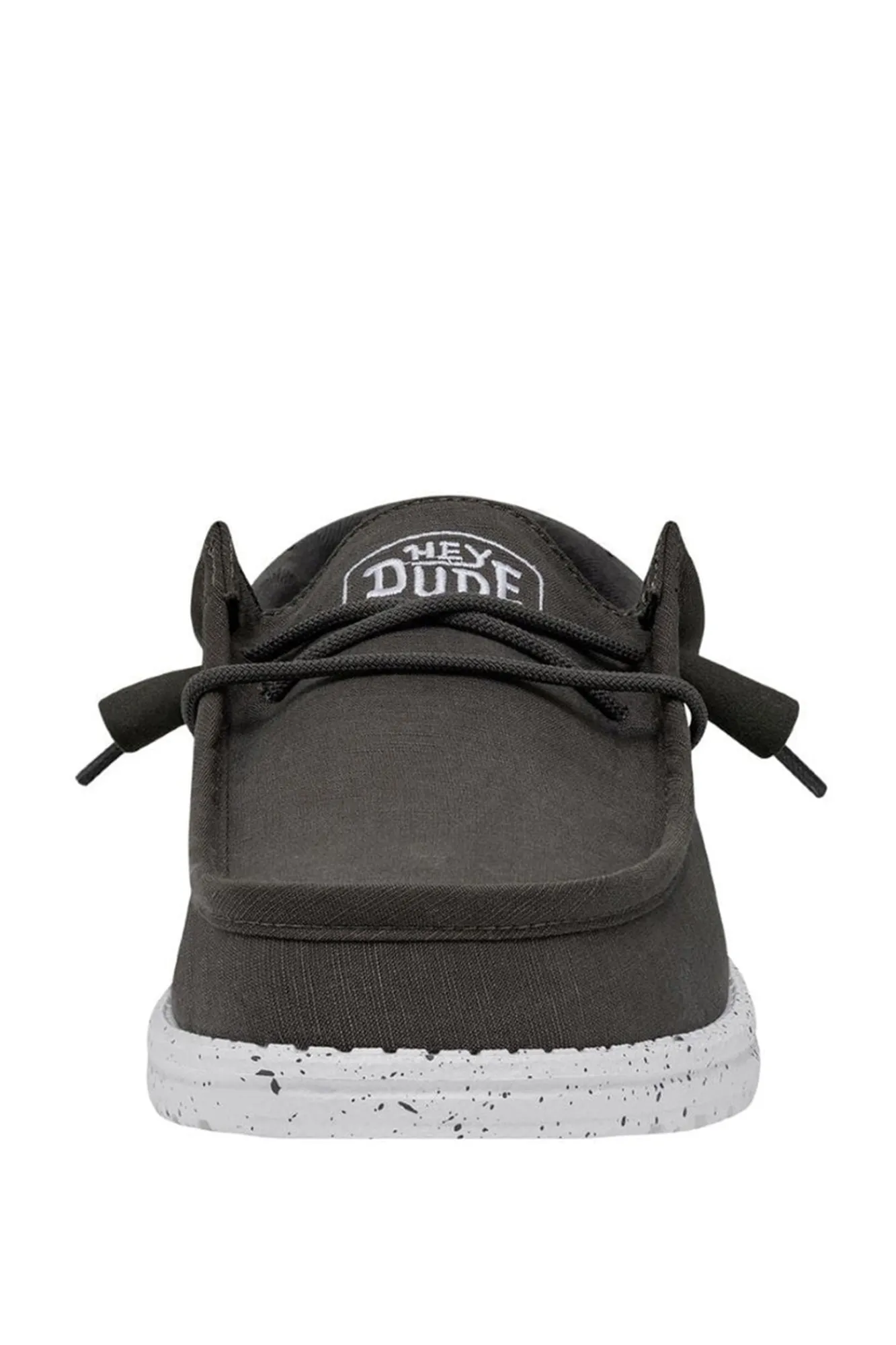 Dude Shoes Zapato Mocasin Wally Slub Gris Oscuro Online