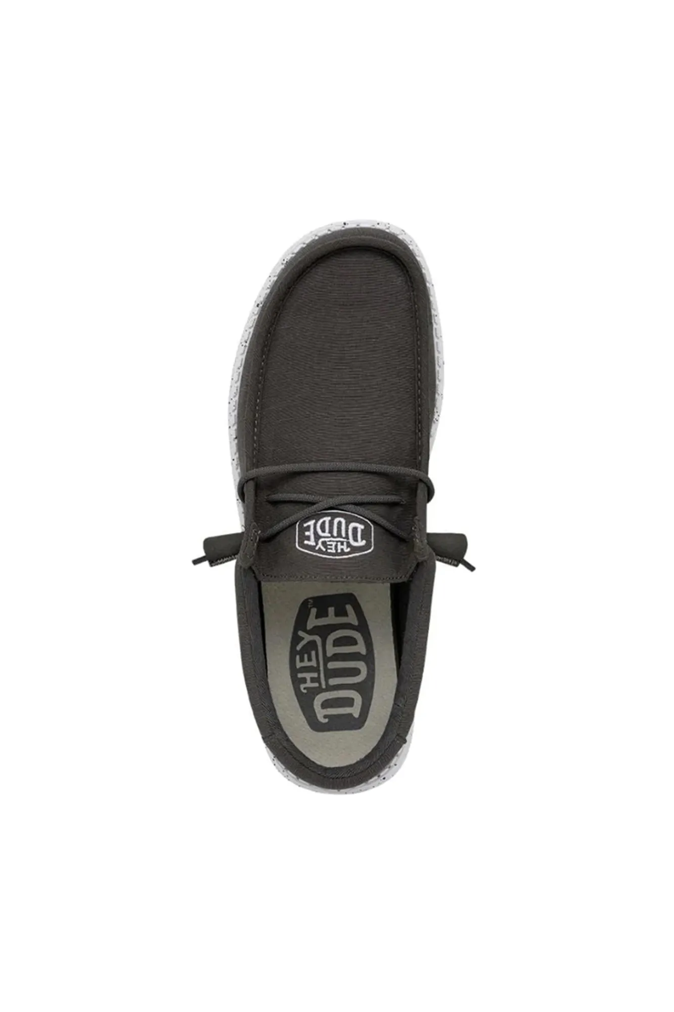 Dude Shoes Zapato Mocasin Wally Slub Gris Oscuro Online