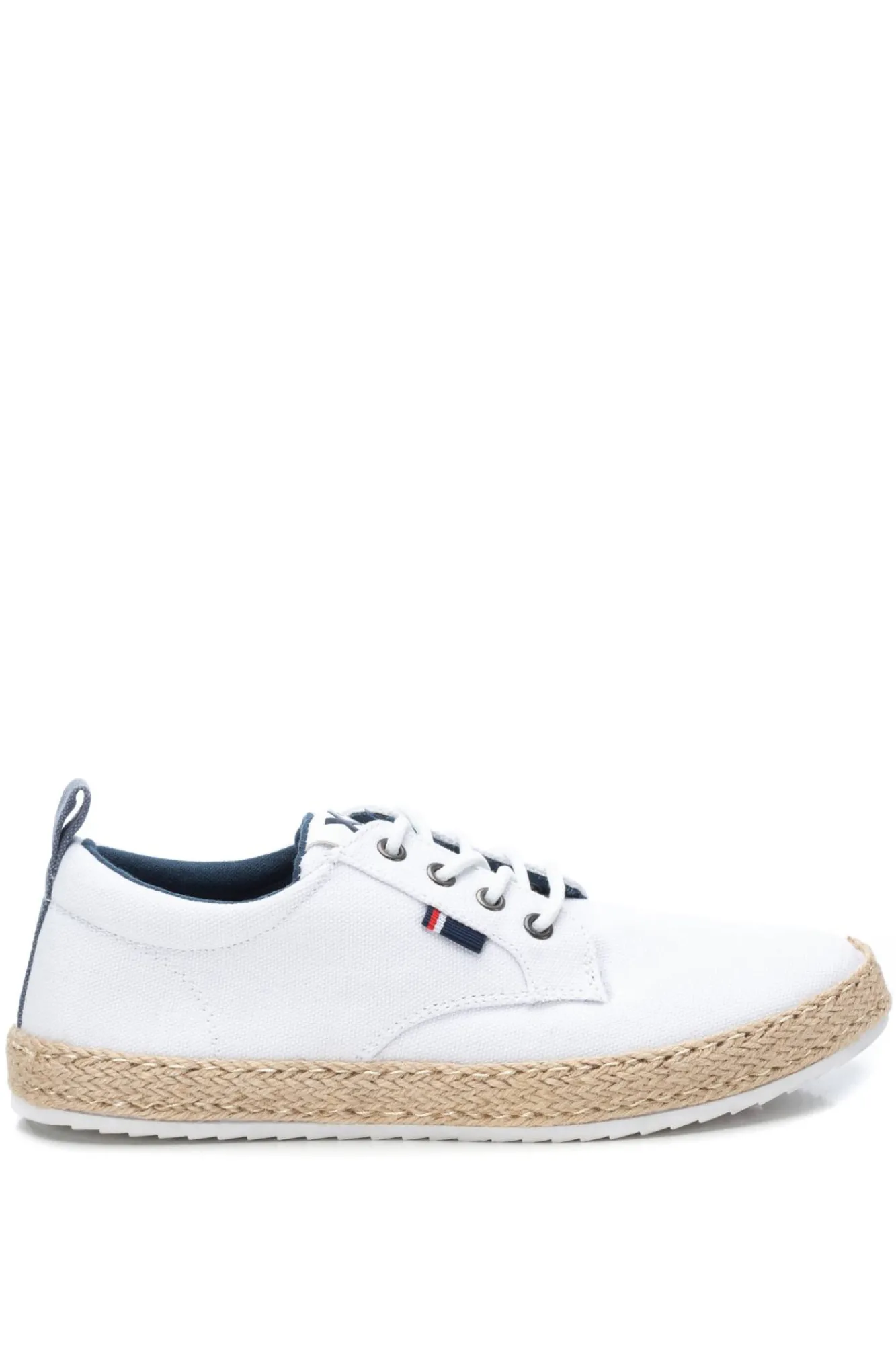 Xti Zapatos Cordones Suela Yute Blanco New