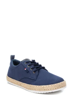 Xti Zapatos Cordones Suela Yute Navy