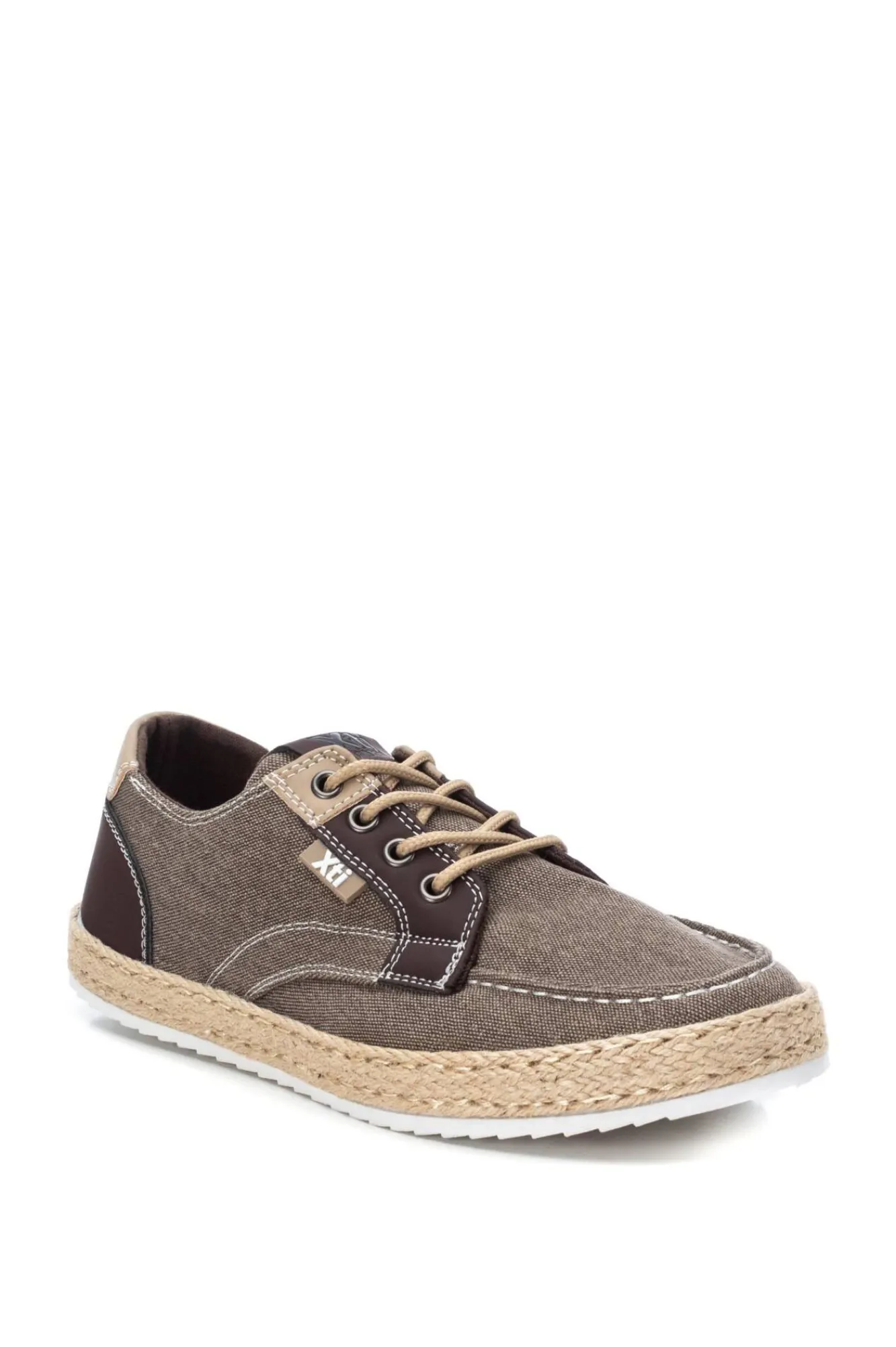 Xti Zapatos Cordones Suela Yute Tostado Discount