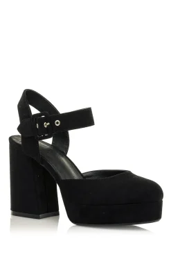 Mustang Zapatos De Tacon Ancho New Naomi  Negro Discount
