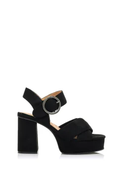 Mustang Zapatos De Tacon New Naomi Negro Hot