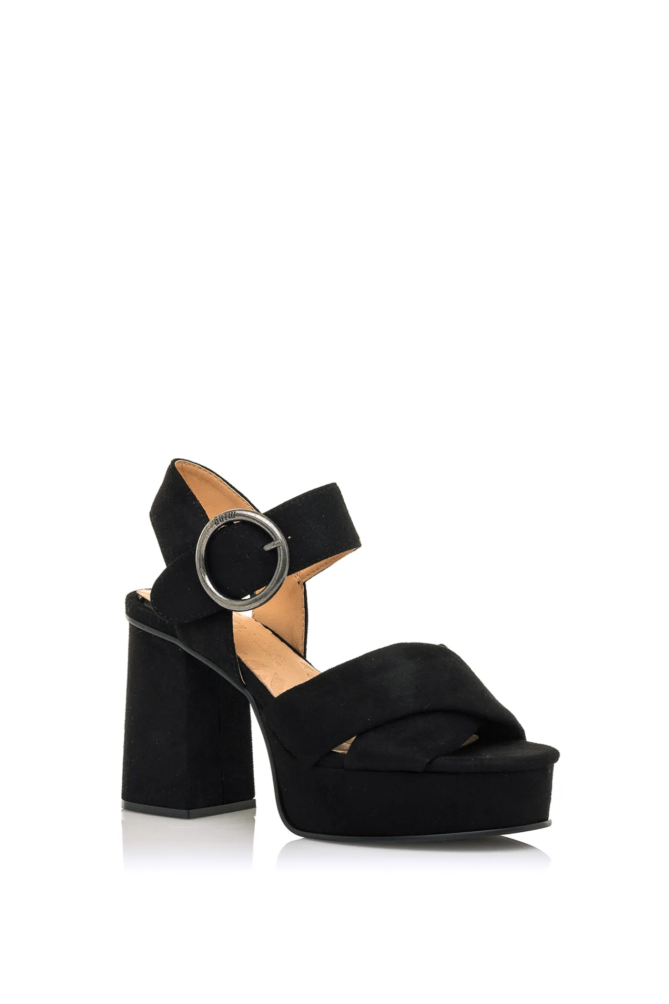Mustang Zapatos De Tacon New Naomi Negro Hot